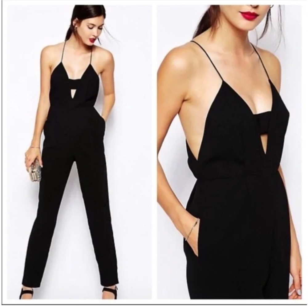 Finders Keepers midnight jumpsuit - black